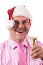 At the office christmas party Royalty Free Stock Photo