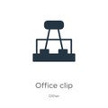 Office clip icon vector. Trendy flat office clip icon from other collection isolated on white background. Vector illustration can Royalty Free Stock Photo