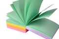 Office colored note paper Royalty Free Stock Photo