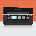 Office copier vector Royalty Free Stock Photo