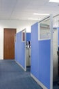 Office cubicle partitions Royalty Free Stock Photo