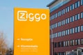 Office and customer service desk of Ziggo, the largest cable ope Royalty Free Stock Photo