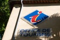 Office de tourisme logo sign means information center in french for tourist