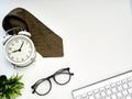 Office desk with laptop office Royalty Free Stock Photo