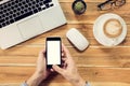 Office desk table Royalty Free Stock Photo