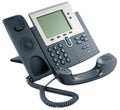 Office digital telephone set, off-hook Royalty Free Stock Photo