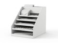 Office document organizer on white background Royalty Free Stock Photo