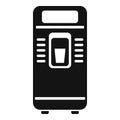 Office drinking machine icon simple vector. Machinery push Royalty Free Stock Photo