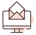 Office emailing, icon