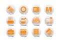 Office equipment buttons Royalty Free Stock Photo