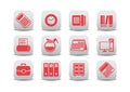 Office equipment icons