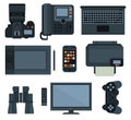 Office equipment .set of vector icon Royalty Free Stock Photo