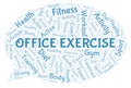 Office Exercise word cloud