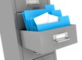 Office file drawer Royalty Free Stock Photo