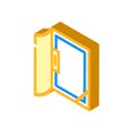 office folder isometric icon vector illustration Royalty Free Stock Photo