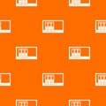 Office folders on the shelf pattern seamless Royalty Free Stock Photo