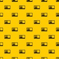 Office folders on the shelf pattern vector Royalty Free Stock Photo