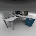 Office furniture design rendering studio