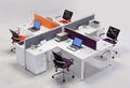 Office furniture on a white background