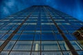 Office glass building in abstract Royalty Free Stock Photo