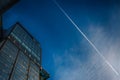 Office glass building in abstract Royalty Free Stock Photo