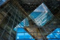 Office glass building in abstract Royalty Free Stock Photo