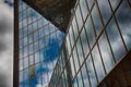 Office glass building in abstract Royalty Free Stock Photo