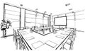 Office, hand drawing, inc
