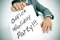 Office holiday party