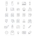 office icon set. Vector illustration decorative design Royalty Free Stock Photo