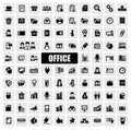 Office icons Royalty Free Stock Photo