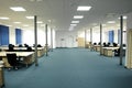 Office interior - modern empty open space office Royalty Free Stock Photo