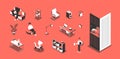 Office Isometric Set