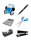 Office Items Royalty Free Stock Photo