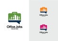 Office Jobs Logo Design Template