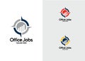 Office Jobs Logo Design Template