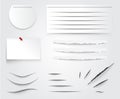 Office Knife Cut Paper, Notebook Sheets Set