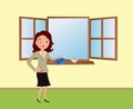 Office lady Royalty Free Stock Photo