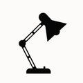 Office lamp flat icon. Royalty Free Stock Photo