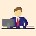 Office man character vector design Royalty Free Stock Photo