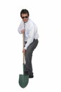 Office man hard work Royalty Free Stock Photo
