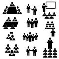 Business and Person icons set.