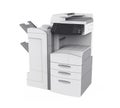 Office Multifunction Printer Isolated Royalty Free Stock Photo
