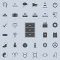 office nightstand icon. Detailed set of Minimalistic icons. Premium quality graphic design sign. One of the collection icons for