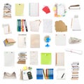 Office objects collection Royalty Free Stock Photo