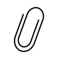 Office paper clip icon vector design Royalty Free Stock Photo