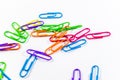 Office paper clips Royalty Free Stock Photo