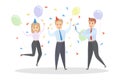 Office party illustration