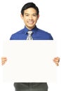 Office Person With Blank Message