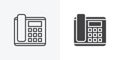 Office phone icon Royalty Free Stock Photo